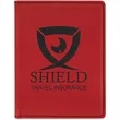 Red Leatherette Passport Holder | https://www.bestnamebadges.com
