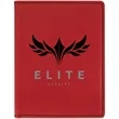 Red Leatherette Passport Holder | https://www.bestnamebadges.com