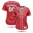 Women Full Button Baseball Jersey Sublimated Interlock 200G | https://www.bestnamebadges.com