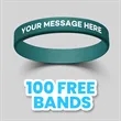 Custom Printed Silicone Wristbands | https://www.bestnamebadges.com