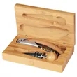 Bamboo 2-Piece Wine Tool Set | https://www.bestnamebadges.com