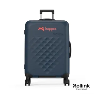 Rollink® Flex 360 Medium Checked 4 Wheel Suitcase | https://www.bestnamebadges.com