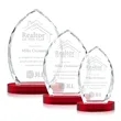Wilton Award on Alberton Base - Red | https://www.bestnamebadges.com