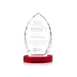 Wilton Award on Alberton Base - Red | https://www.bestnamebadges.com