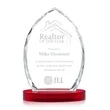 Wilton Award on Alberton Base - Red | https://www.bestnamebadges.com