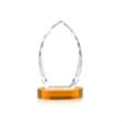 Wilton Award on Alberton Base - Amber | https://www.bestnamebadges.com