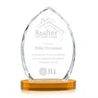 Wilton Award on Alberton Base - Amber | https://www.bestnamebadges.com