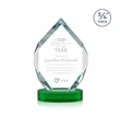 Royal Diamond Award on Alberton Base - Green | https://www.bestnamebadges.com