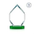 Royal Diamond Award on Alberton Base - Green | https://www.bestnamebadges.com