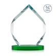 Royal Diamond Award on Alberton Base - Green | https://www.bestnamebadges.com