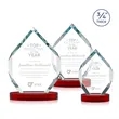 Royal Diamond Award on Alberton Base - Red | https://www.bestnamebadges.com
