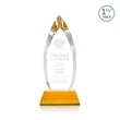 Fortier Award on Entwhistle Base - Amber | https://www.bestnamebadges.com