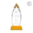 Fortier Award on Entwhistle Base - Amber | https://www.bestnamebadges.com