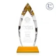 Fortier Award on Entwhistle Base - Amber | https://www.bestnamebadges.com