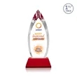 Fortier VividPrint™ Award on Entwhistle Base - Red | https://www.bestnamebadges.com