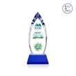 Fortier VividPrint™ Award on Entwhistle Base - Blue | https://www.bestnamebadges.com
