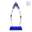 Fortier VividPrint™ Award on Entwhistle Base - Blue | https://www.bestnamebadges.com