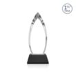 Fortier VividPrint™ Award on Entwhistle Base - Black | https://www.bestnamebadges.com