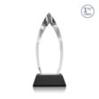 Fortier VividPrint™ Award on Entwhistle Base - Black | https://www.bestnamebadges.com