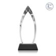 Fortier VividPrint™ Award on Entwhistle Base - Black | https://www.bestnamebadges.com