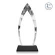 Fortier VividPrint™ Award on Entwhistle Base - Black | https://www.bestnamebadges.com
