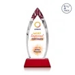 Fortier VividPrint™ Award on Entwhistle Base - Amber | https://www.bestnamebadges.com