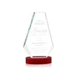 Kingsley Award on Alberton Base - Red | https://www.bestnamebadges.com