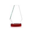 Kingsley Award on Alberton Base - Red | https://www.bestnamebadges.com