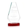Kingsley Award on Alberton Base - Red | https://www.bestnamebadges.com