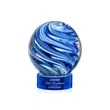 Naples Award on Stanrich Base - Blue | https://www.bestnamebadges.com