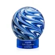 Naples Award on Stanrich Base - Blue | https://www.bestnamebadges.com