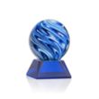 Naples Award on Sheffield Base - Blue | https://www.bestnamebadges.com
