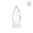 Fortier Award on Entwhistle Base - Clear | https://www.bestnamebadges.com