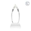 Fortier Award on Entwhistle Base - Clear | https://www.bestnamebadges.com