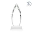 Fortier Award on Entwhistle Base - Clear | https://www.bestnamebadges.com