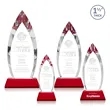 Fortier Award on Entwhistle Base - Red | https://www.bestnamebadges.com