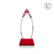 Fortier Award on Entwhistle Base - Red | https://www.bestnamebadges.com