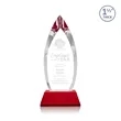Fortier Award on Entwhistle Base - Red | https://www.bestnamebadges.com