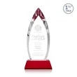 Fortier Award on Entwhistle Base - Red | https://www.bestnamebadges.com