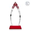 Fortier Award on Entwhistle Base - Red | https://www.bestnamebadges.com