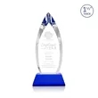 Fortier Award on Entwhistle Base - Blue | https://www.bestnamebadges.com