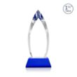 Fortier Award on Entwhistle Base - Blue | https://www.bestnamebadges.com
