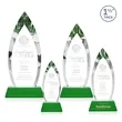 Fortier Award on Entwhistle Base - Green | https://www.bestnamebadges.com