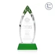 Fortier Award on Entwhistle Base - Green | https://www.bestnamebadges.com