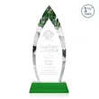 Fortier Award on Entwhistle Base - Green | https://www.bestnamebadges.com