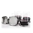 Baldoni Coasters & Germain Stemless Wine Set | https://www.bestnamebadges.com