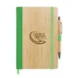 Forleo Bamboo Notebook/Lucky Pen | https://www.bestnamebadges.com