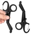 Trauma Shear with Carabiner Clip | https://www.bestnamebadges.com