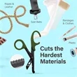 Trauma Shear with Carabiner Clip | https://www.bestnamebadges.com