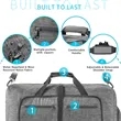Foldable Travel Duffle Bag | https://www.bestnamebadges.com